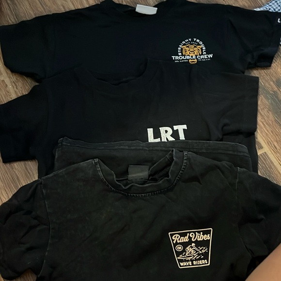 Other - 3 boy black top. Little trouble and lrt brand 2t and 18-24 months